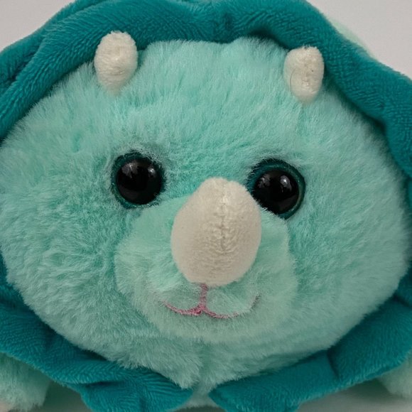 Triceratops Plush Dinosaur Dino Stackable Stuffed Animal - Picture 2 of 7